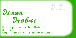 diana drobni business card